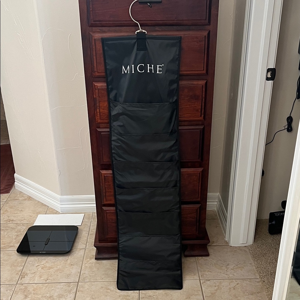 Miche Black Hanging Organizer with Pockets